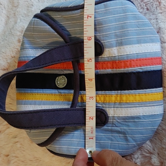 💚Striped Cotton Tommy Hilfiger  Travel/ Cosmetics/ Accessories Bag - Picture 11 of 12